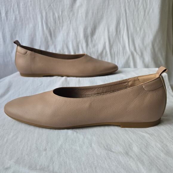 NEW! Everlane Day Glove Women's Tan Leather Ballet Flats Shoes Size 11 Italy - Picture 1 of 10